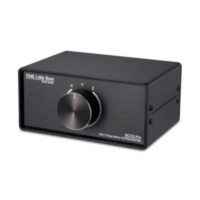 Image of Nobsound 1 IN 3 OUT XLR Audio Switch, Balanced Converter, Way Stereo Passive Selector Switcher (MC103 Pro OUT)