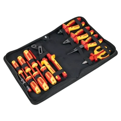 Image of Premier Screwdriver, Pliers and Scissor Set 12 Piece VDE Approved