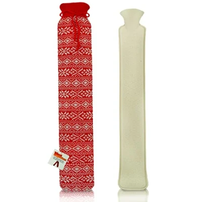 Image of Things2KeepUWarm Long Hot Water bottle Seasonal design (Red)