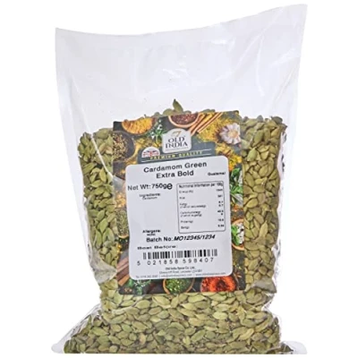 Image of Old India Cardamom Green Extra Bold 750g