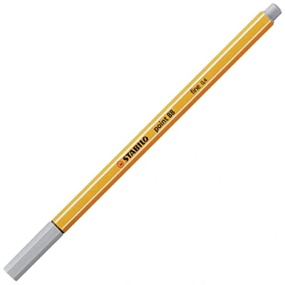 Image of STABILO Fineliner point 88 Pack of 1 Medium Cold Grey