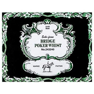 Image of Piatnik 2432Bridge Whist 2 x 55 decks of Poker Cards