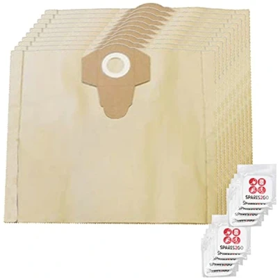 Image of SPARES2GO 30L Strong Dust Bags compatible with Vacmaster Vacuum Cleaner (Pack of 10 + Fresheners)