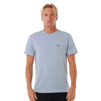 Image of RIP CURL Men&#039;s Search Trip Tee T Shirt Top Spray Blue