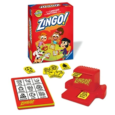 Image of Ravensburger Zingo Bingo Game Learning and Educational Toys for Kids Age 4 Years Up 2 to Players Gifts Boys Girls