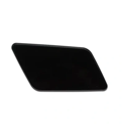 Image of Headlight water Jet cap Szwaldaper Unpainted Car Front Washer Cover Headlamp Spray Nozzle Cap, for BMW, X1 E84 2009 2012 51112993585 51112993586(Black RH 51112993586)