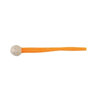 Image of Berkley PowerBait Floating Mice Tails Fishing Bait, Glow/Orange Silver, 3in 8cm, Irresistible Scent &amp; Flavor, Lifelike Presentation, Ideal for Trout, Bluegill, Crappie, Perch and More