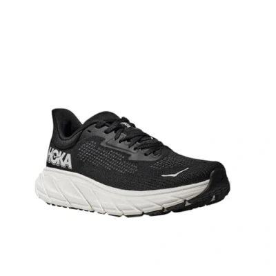 Image of HOKA Arahi 7 Stabilty running shoes, Women&#039;s, Size: 4, Black/white Textile/synthetics