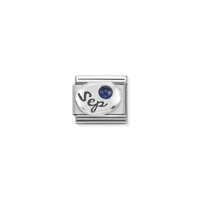 Image of Nomination September Sapphire Stone Birthstone Charm