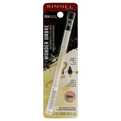 Image of Rimmel London Wonder Ombre Holographic Eyeliner 004 Golden Gaze For Women 0.045 oz