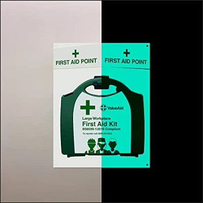 Image of Glow in The Dark FA Point &amp; Value Aid Large BS8599 1 Compliant Kit