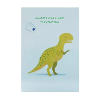 Image of Hallmark General Birthday Card Shoebox Humour T Rex Design