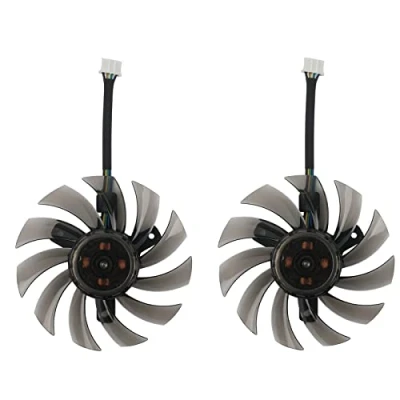 Image of 75mm GA81S2U DC 12V 0.38A 4Pin Cooler Fan Video Card Replacement for Zotac GTX 970 Dual Graphic (DIY Fan)