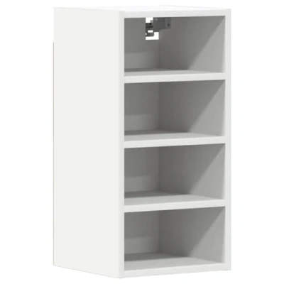 Image of vidaXL Wall Cabinet White Hanging Cupboard 30x30x60 cm Engineered Wood Kitchen Storage