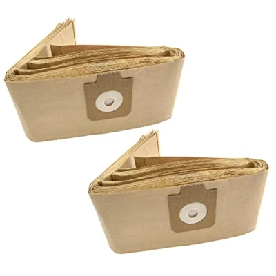 Image of vhbw 20 Paper Dust Bags compatible with Nilfisk Alto GD 930 / GD930, GD930 Panther, G Panther Vacuum Cleaner, sand coloured