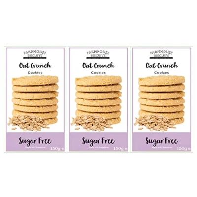 Image of Farmhouse Biscuits Sugar Free Oat Crunch ( Pack of 3 )