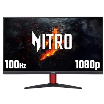 Image of Acer Nitro KG242Y E 24 inch Gaming Monitor IPS Panel, 1920 x 1080, 4ms, 100Hz, FreeSync, HDMI, VGA