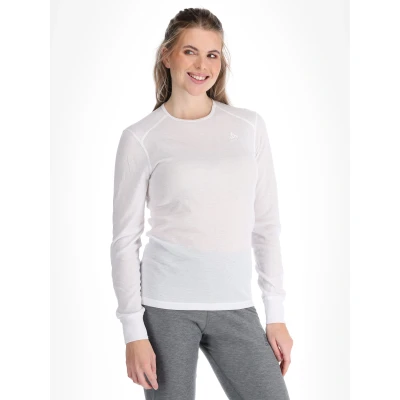 Image of Odlo Women Functional Underwear Long Sleeve Shirt ACTIVE WARM ECO, white, S