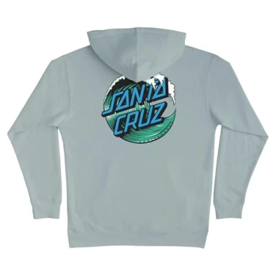 Image of SANTA CRUZ Skateboards Hoody Wave Dot Pullover Dusty Sage, L