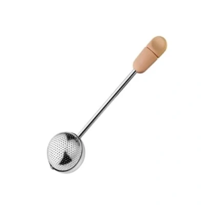 Image of UNPGATUB 1pc Stainless Steel Tea Infuser Long Handle Strainer Spices Filter Seasonings Heart Shaped Infusers Diffuser Teaware(03)