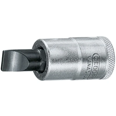 Image of GEDORE 6162140 is 19, 5 Screwdriver Bit 1/2 Inch Slotted 14 x 2.5 mm, mm