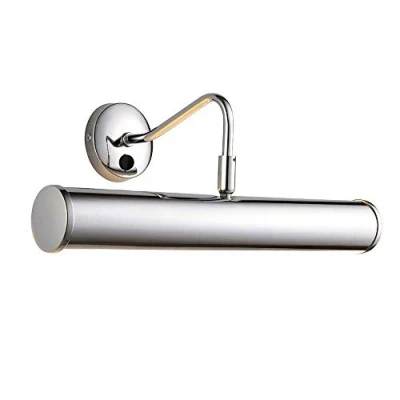 Image of Traditional Style Adjustable Swan Neck Picture Light Lighting (Chrome, 35cm)