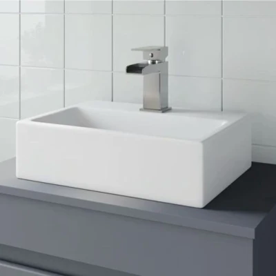 Image of Vitellio Affine Rochelle Countertop Basin 400 x 300mm