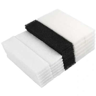 Image of LTWHOME Value Pack of Foam Filters, Carbon Filters and Polyester Set Fit for Fluval U4 Filter(Pack 36)