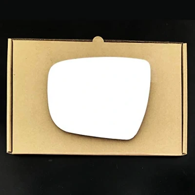 Image of Stick on Wing Mirror Glass fits Nissan Qashqai Reg 2014 to 2021 Left Passenger Side