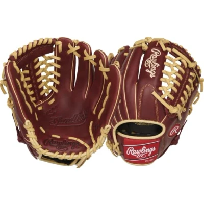 Image of Rawlings SANDLOT Baseball Glove Right Hand Throw 11.75&quot; Modified Trap Eze Web