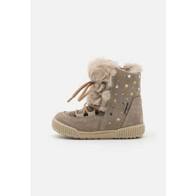 Image of Primigi Laceup boots for kids, Size: 4K, Marm/pietr Leather and textile