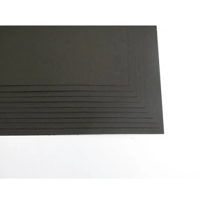 Image of 20 x A4 Quality Black Matt Card 300gsm for Cardmaking Scrapbooking AM64