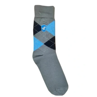 Image of Licensed Harry Potter Ravenclaw Argyle Knitted Socks Logo Embroidered Size 6 11