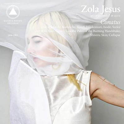 Image of Zola Jesus Conatus Gray &amp; Clear Smoke vinyl Sealed 2018 USA LP SBR 062