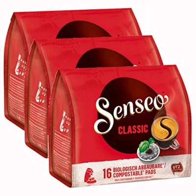 Image of Senseo Classic Roast, Pack of 3, 3 x 16 Coffee Pods