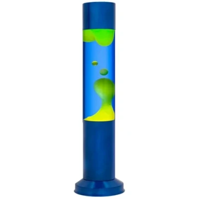 Image of Nova® Baby Lamp 13&quot; Mini Sensory Motion Blue/Green Colour Calming Night Light for Nursery or Kids’ Room Compact Design with Aluminium Base and Cap