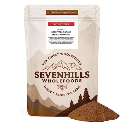 Image of Sevenhills Wholefoods Organic Cordyceps Sinensis Mushroom Powder 200g