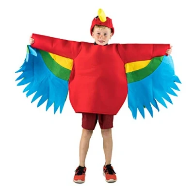 Image of Bodysocks® Parrot Fancy Dress Costume (Kids)