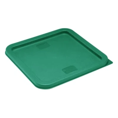 Image of Hygiplas Square Food Storage Container Lid Green Medium