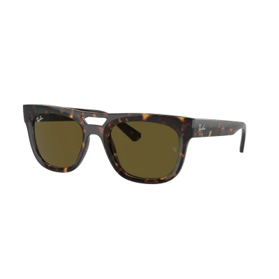 Image of Ray Ban PHIL Unisex Sunglasses, Size: 54, Havana