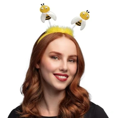 Image of Boland 10204076 Tiara Honigbiene Honey Bee, Yellow/Black, Standard Size