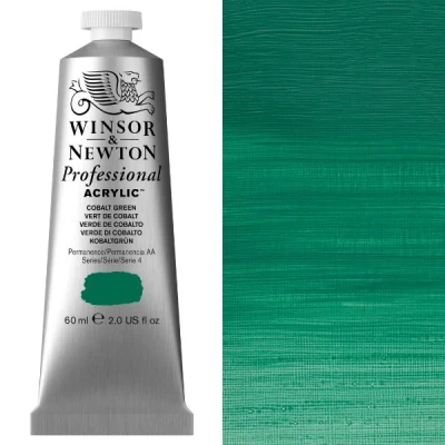 Image of Winsor &amp; Newton 60 ml Professional Acrylic Colour Cobalt Green