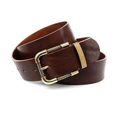 Image of Anthoni Crown Men&#039;s F4tv.340 Belt, Brown (Dunkelbraun 040), 46 (Size: 105)