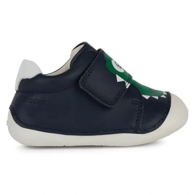 Image of Geox Baby Boys B Tutim C Sneaker, Navy, 2.5 UK Child