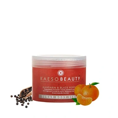 Image of Kaeso Beauty Mandarin &amp; Black Pepper Sugar Body Scrub (450ml)
