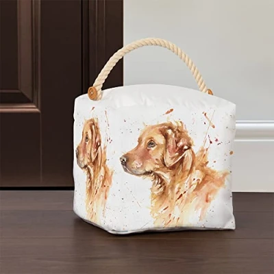 Image of lesser and pavey LP48749 Golden Retriever Design Doorstop Multi color Accessory