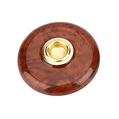 Image of Tbest Cello Spike Holder,Cello Mat Pad Non Slip Endpin Stopper Holder Stand Hole Plastic + Metal Floor Protector Violoncello Instrument (Brown)