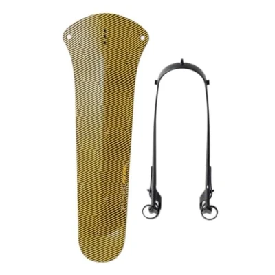 Image of ASS SAVERS Win Wing 2 Gravel Golden Groove, Rear Mudguard for Bikes w Black Wishbone, Tire Widths up to 60mm, Ultralight, Clip On, Easy Installation &amp; Removal, Secure Mount, Swedish Design