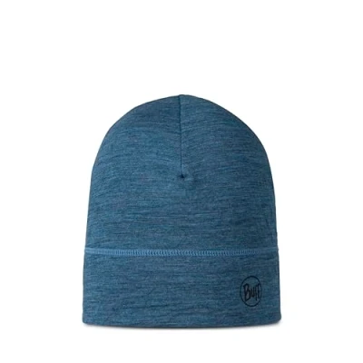 Image of BUFF Merino Lightweight Beanie Hats, Blue Dark, One Size