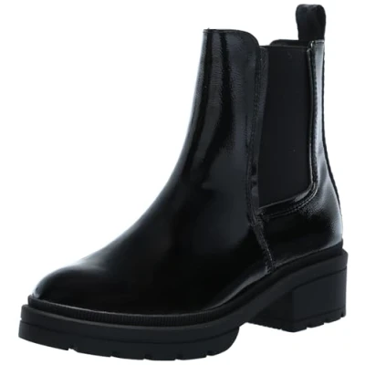 Image of Rocket Dog Women&#039;s Iggie Chelsea Boot, Patent Black, 8 UK